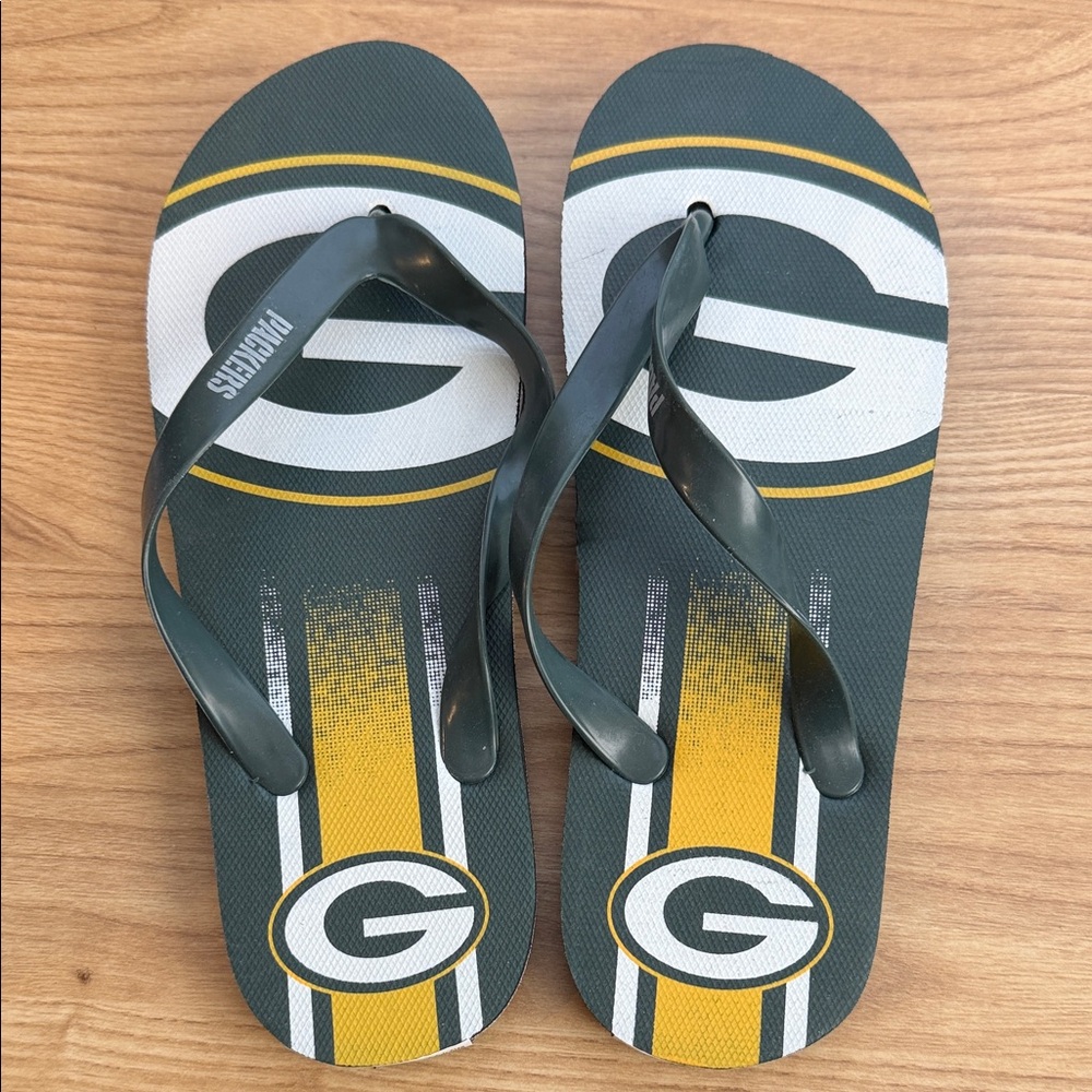 Green Bay Packers Flip Flops